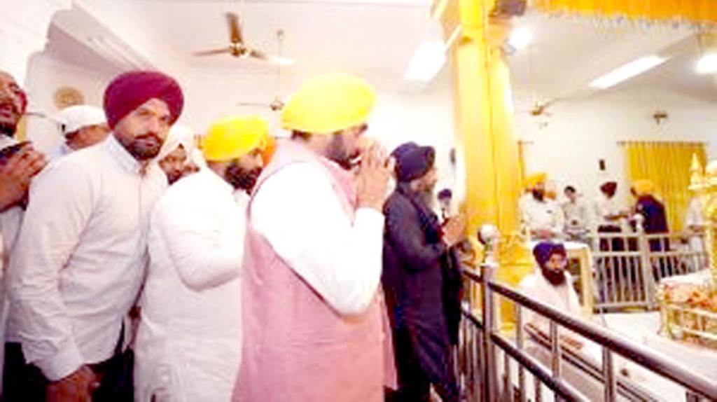 Chief Minister Bhagwant Mann started Shukrana Yatra from Sri Keshgarh Sahib Three Takhts will be worshipped
